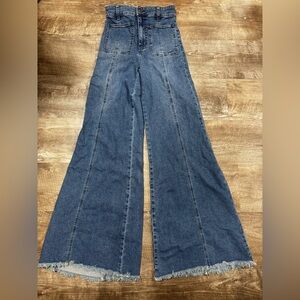 Show Me Your Mumu Wide Leg Jeans Size 26